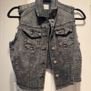 Noble U Gray Denim Vest